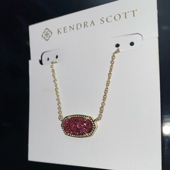 NEW Kendra Scott Elisa Necklace in Raspberry - Picture 3 of 8